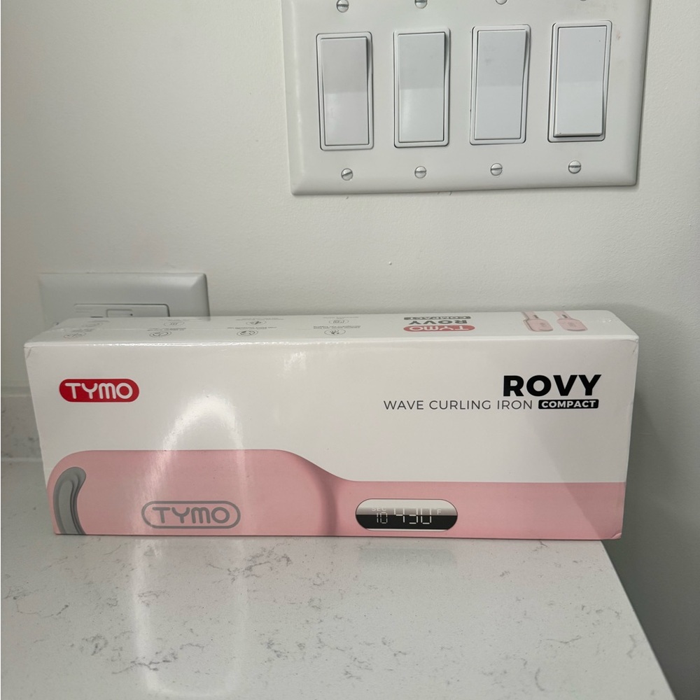 TYMO Pink Wave Curling Iron